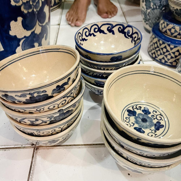 Blue & White Ceramic Plate