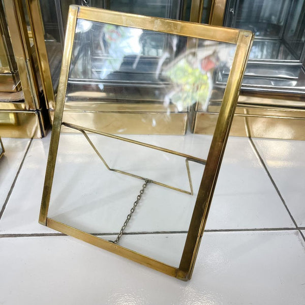 Glass & Brass Photo frame