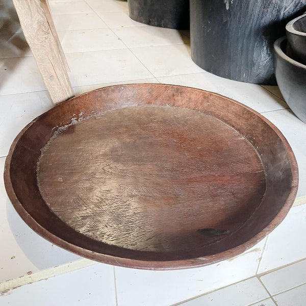 Teak Round Tray