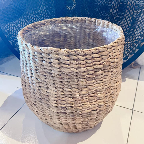 Round Oval Water Hyacinth Basket