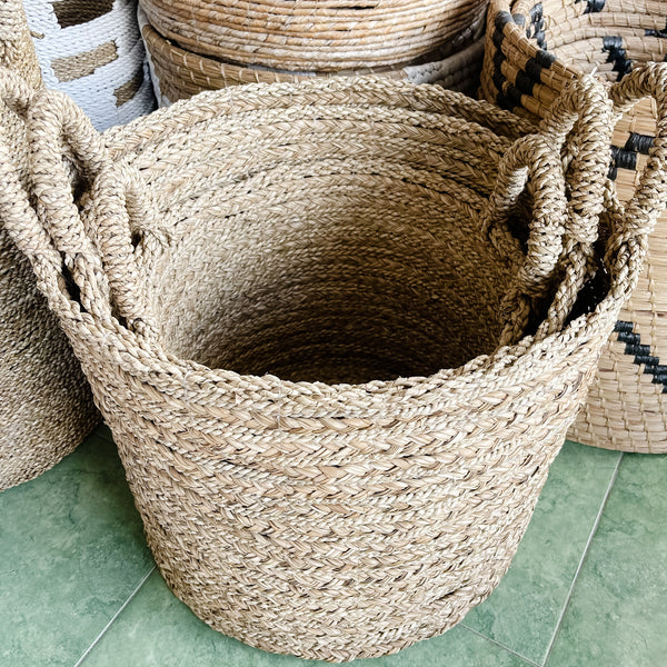 Seagrass / Water Hyacinth Basket Weave