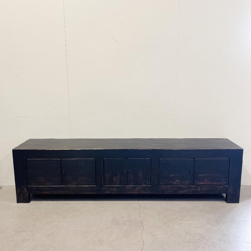 Low Black TV Sideboard