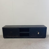 Low Black TV Sideboard w Shelf