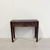 Brown Wash Hall Table