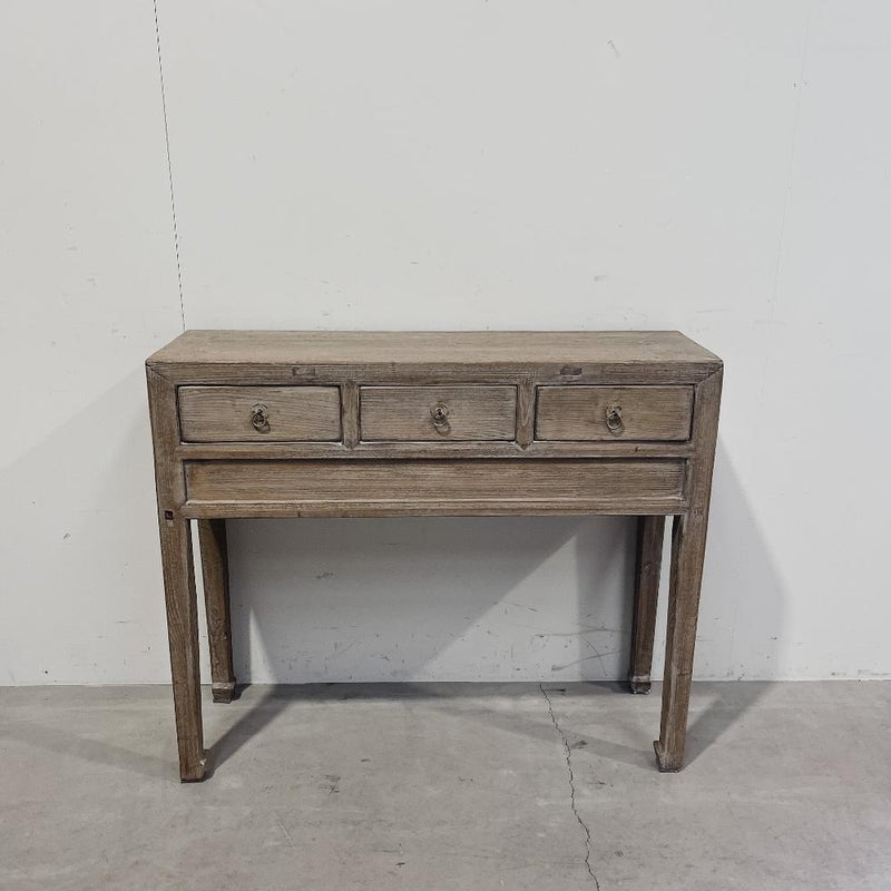 Hall Table w Drawers WASHED GREY