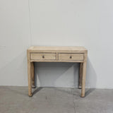 Shandong Hall Table w Drawers WHITEWASH