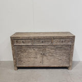 Shandong Cabinet w Drawers & Doors BROWN WASH