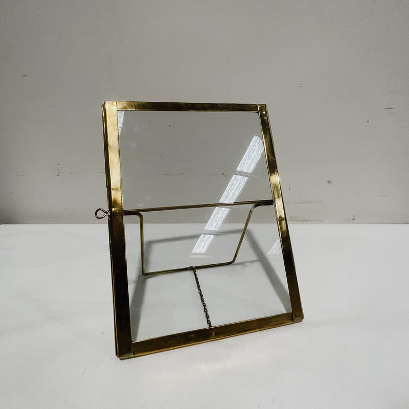 Glass & Brass Photo Frame