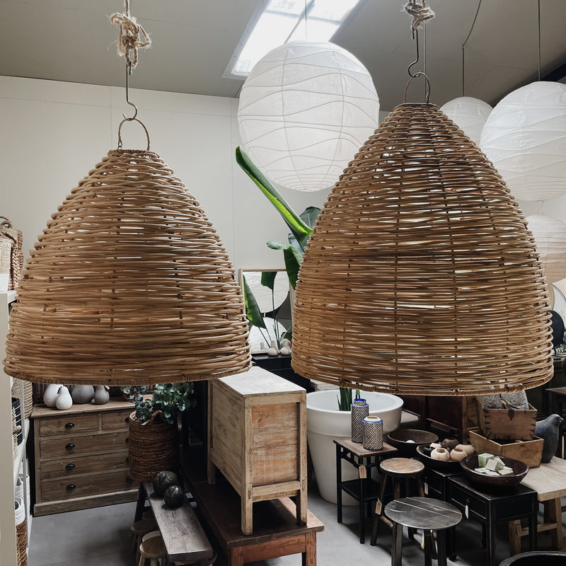 Hand-woven Full Rattan Pendant NATURAL