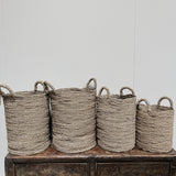 Seagrass Basket Tall - NATURAL