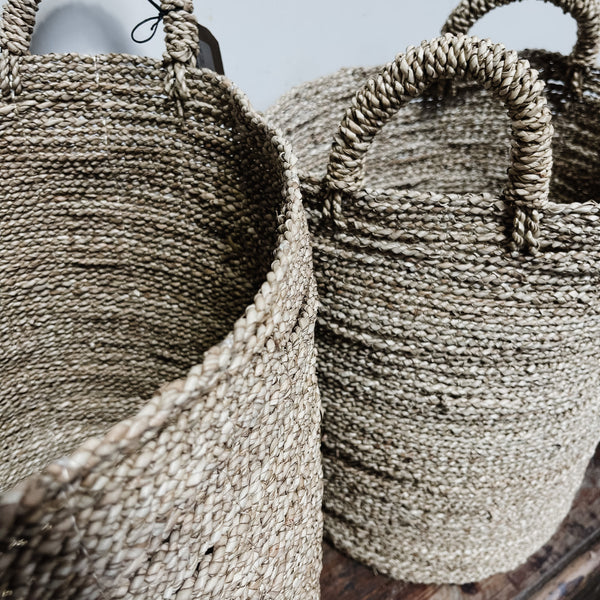 Seagrass Basket Tall - NATURAL