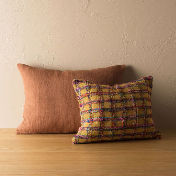CItta - Linen Cotton Brick Cushion Cover ONLY