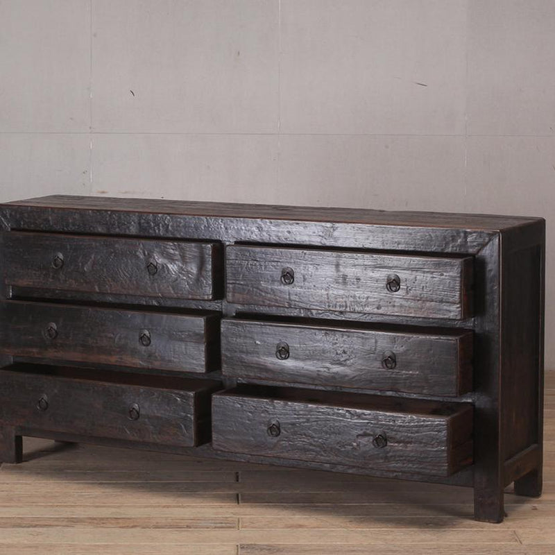 Wide Shanxi Drawers BLACK WASH