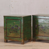 High Gloss Painted Bedside (SOLD AS PAIR) GREEN